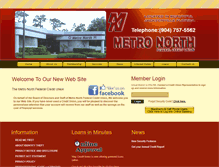 Tablet Screenshot of metronorthfcu.com